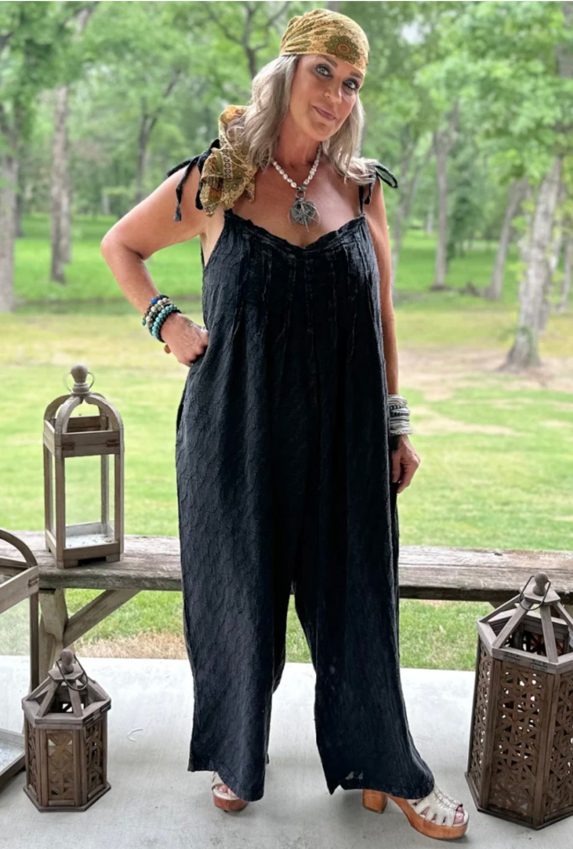 Jaded Gypsy  Bittersweet Romper - Vintage Black