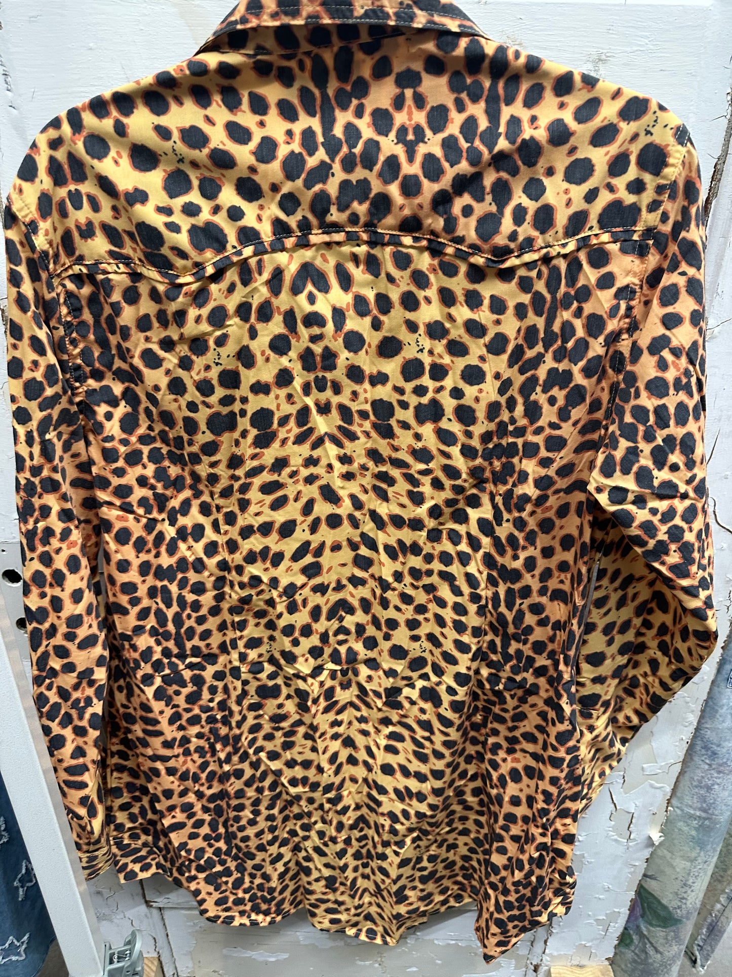 Cheetah button shirt