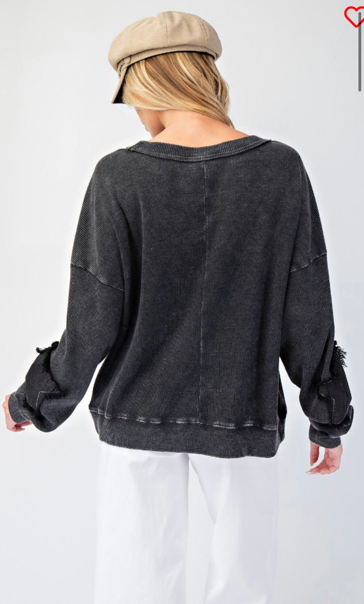 Easel Star Patch Sweatshirt