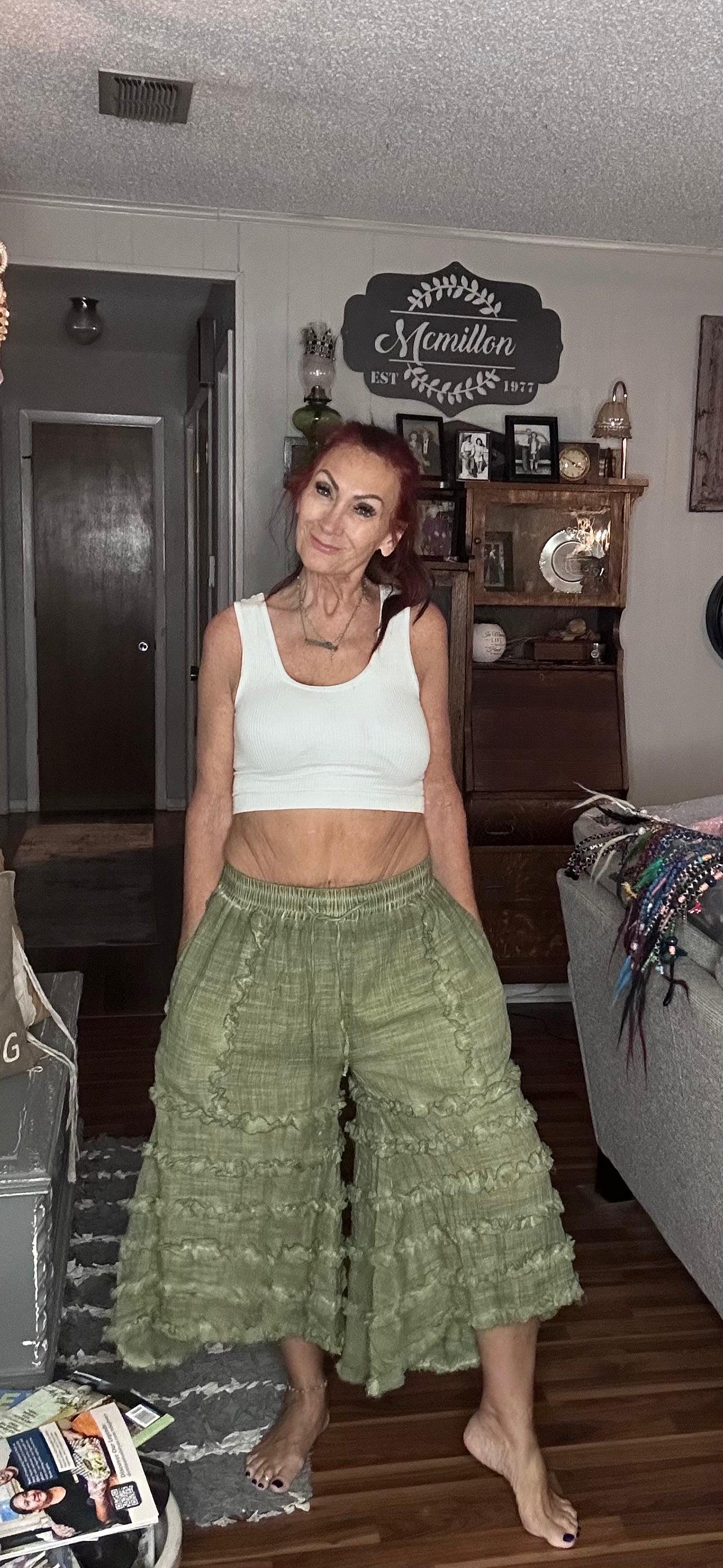 Serene Sands Pants -Olive