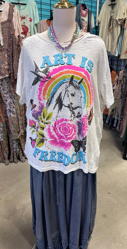 House of Jaded- weathered and worn tee- Derby