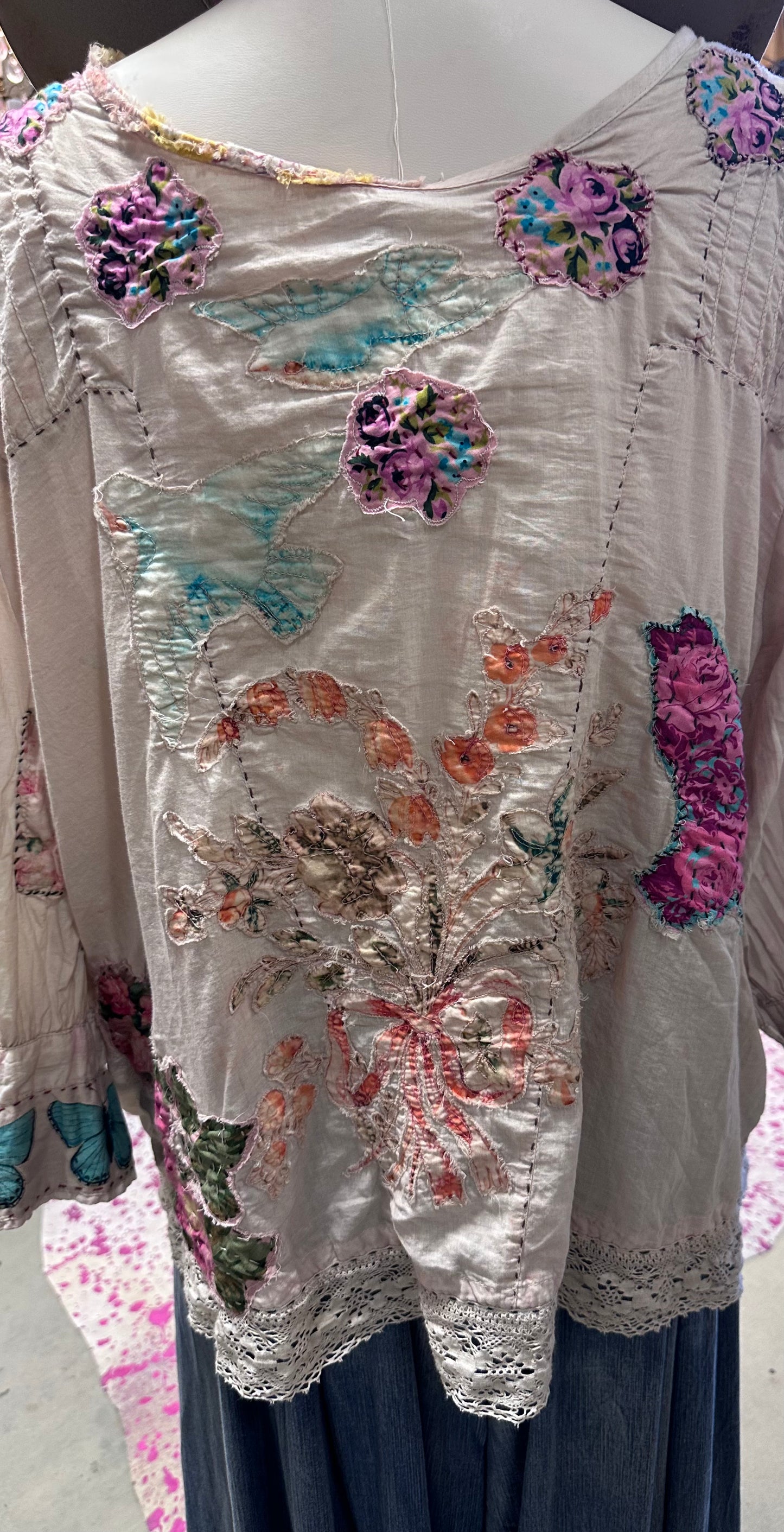 House of Jaded- Gilded Bloom Top - Flutter