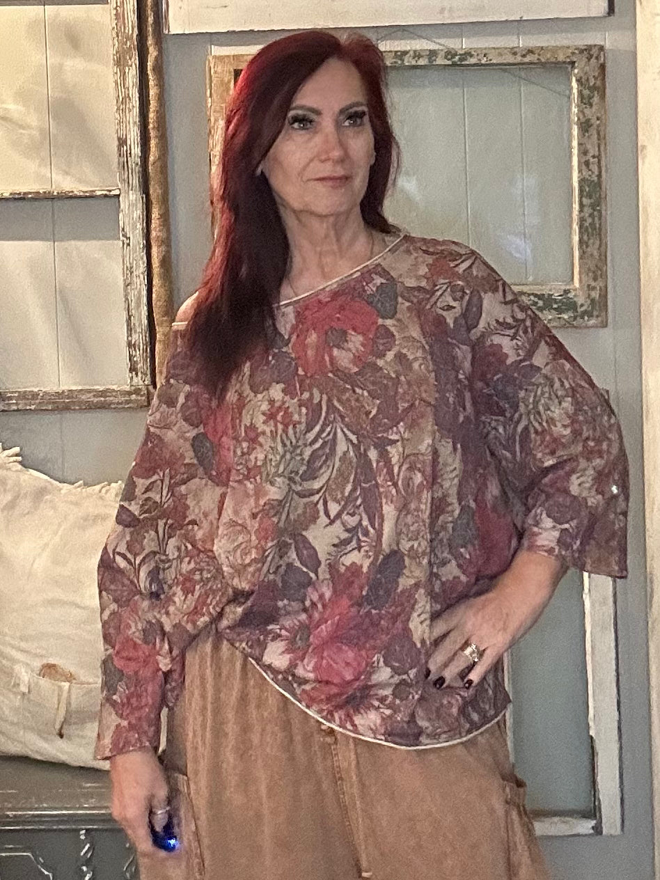 Jaded Gypsy Be Free Top-Woodland Meadow