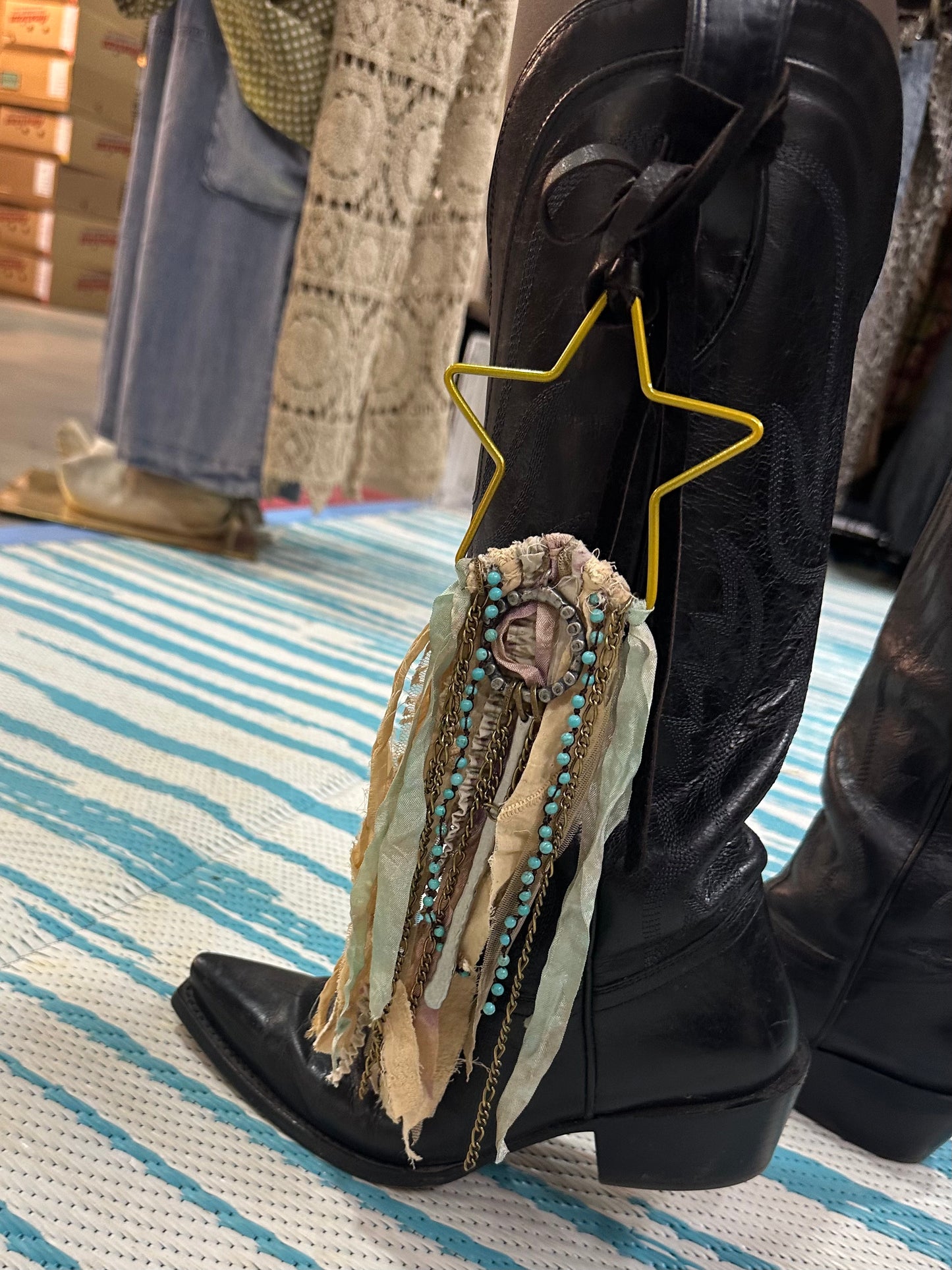 Jaded Gypsy Star Boot Charm | Necklace