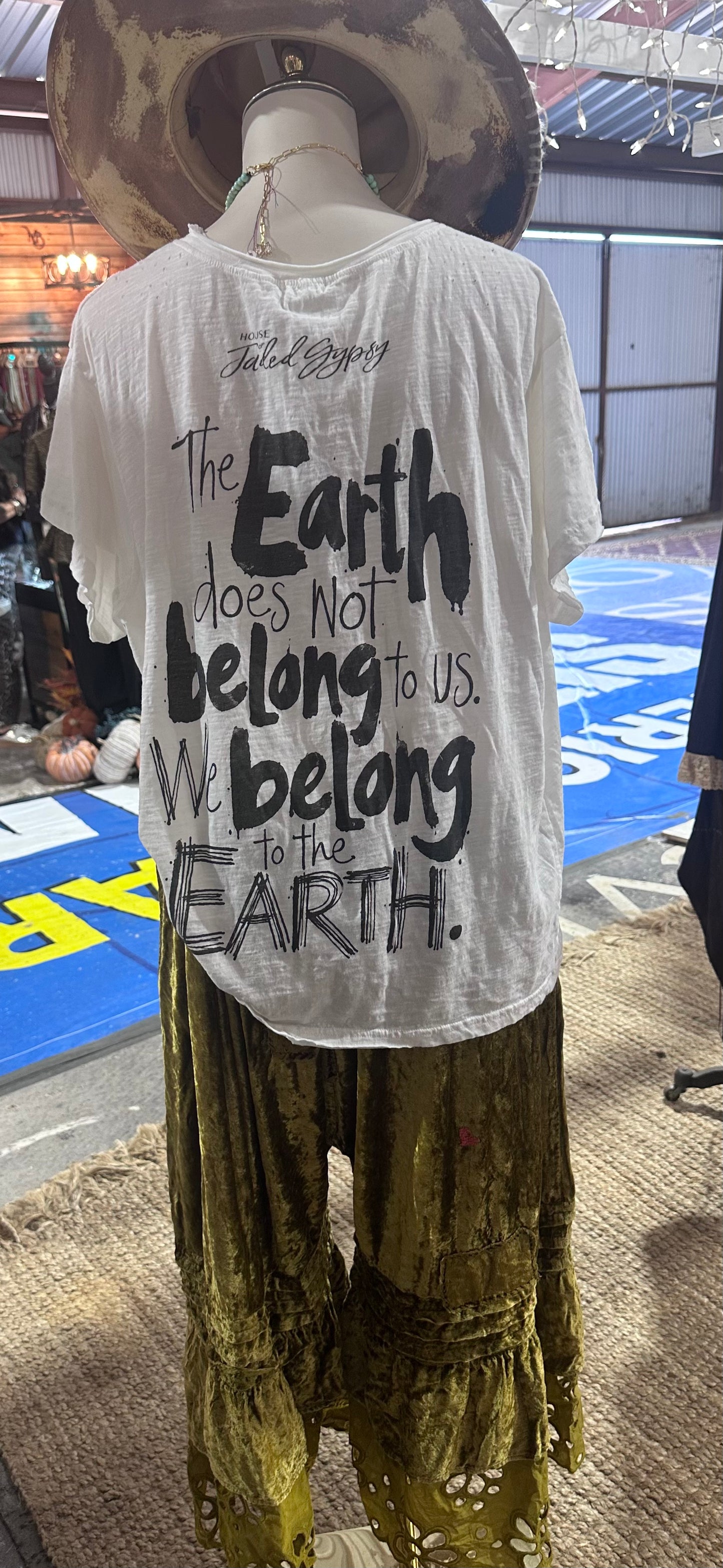 House Of Jaded. - Weathered and Worn Tee. Prairie View , we belong to the earth
