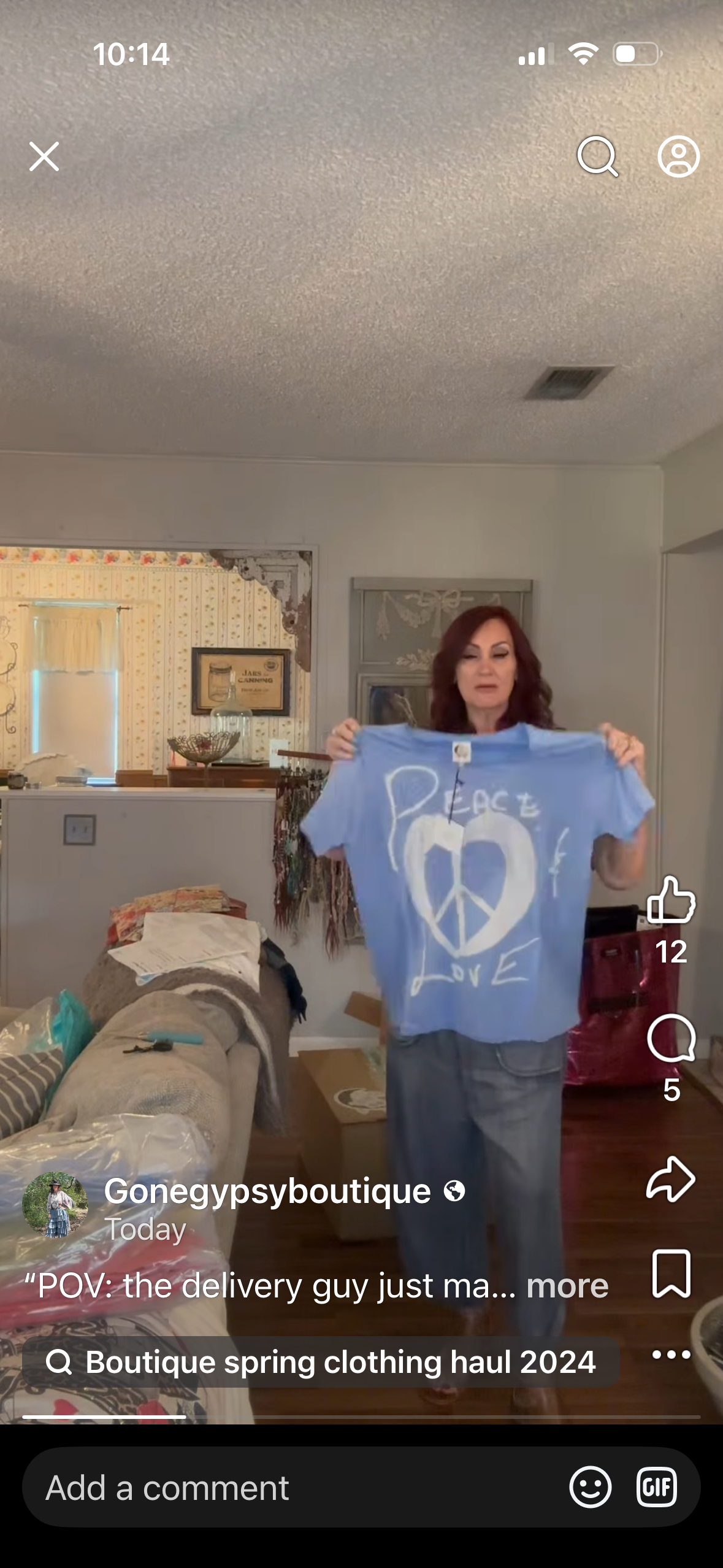 Peace and Love- blue