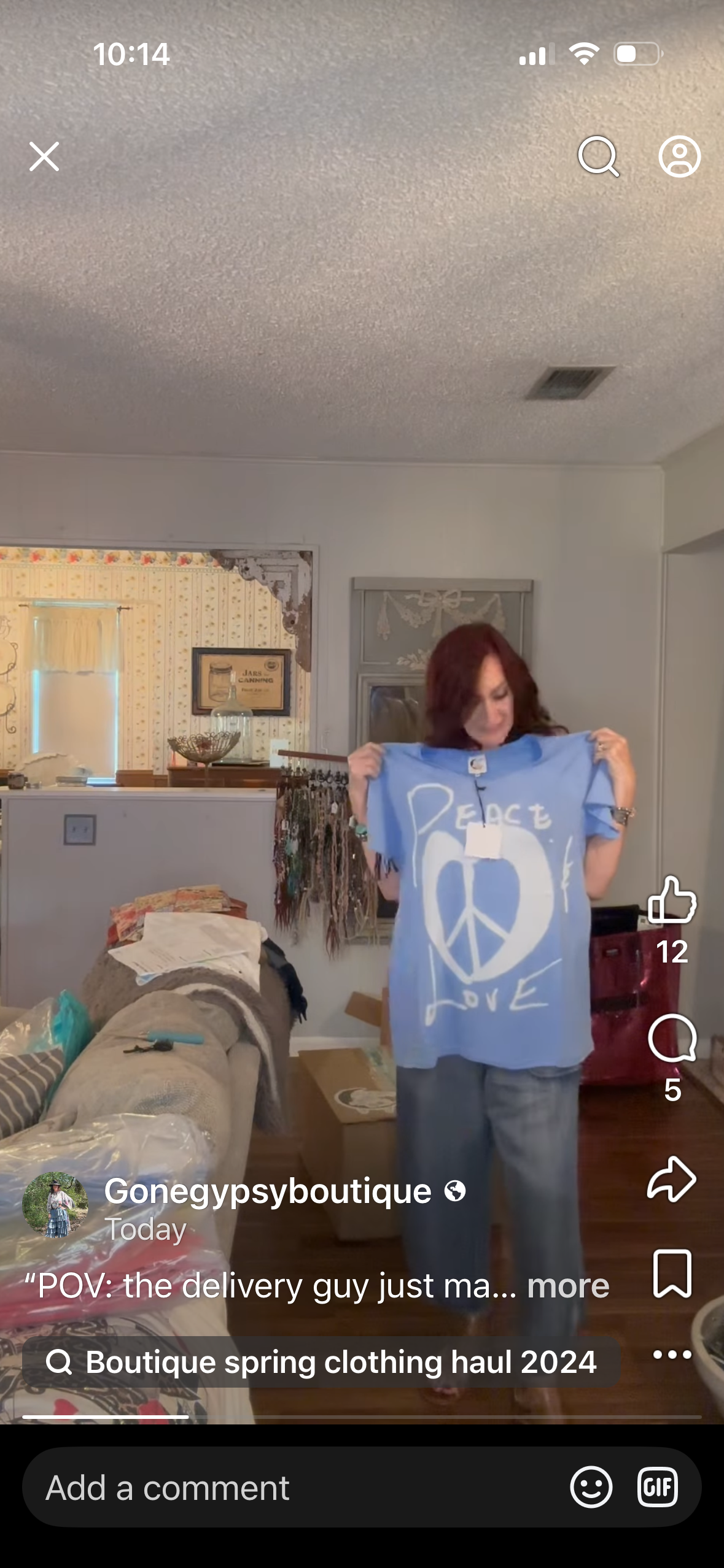 Peace and Love- blue