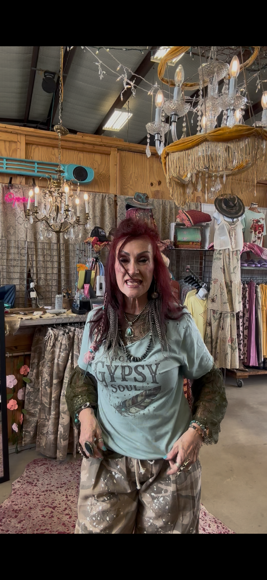 Gone Gypsy Soul Distressed Tee