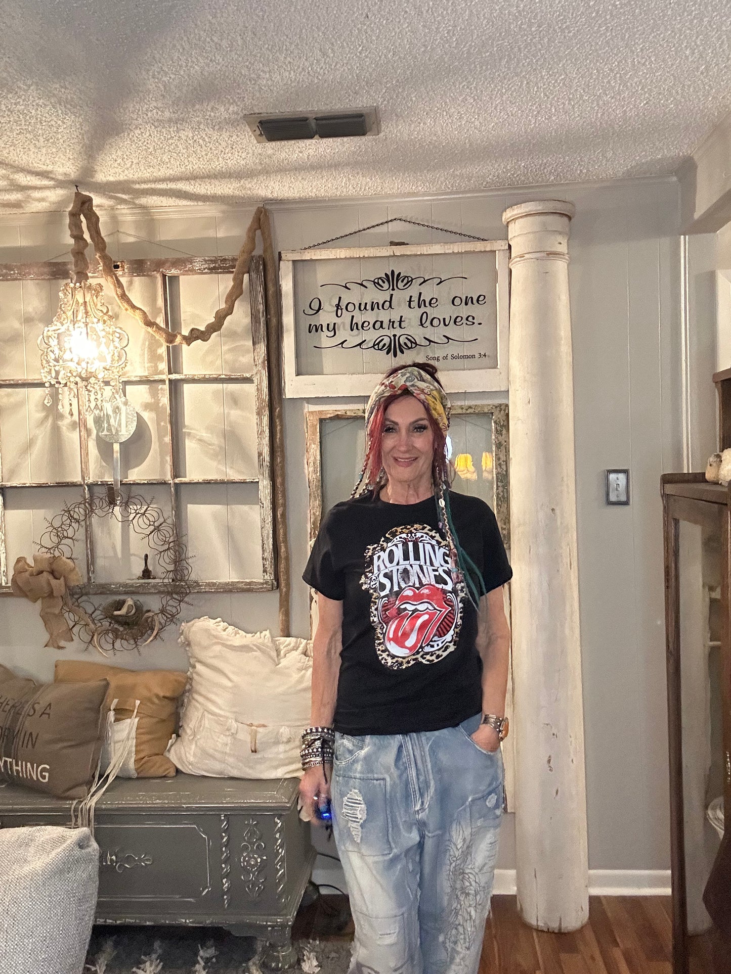 Rolling Stones Distressed Graphic Tee
