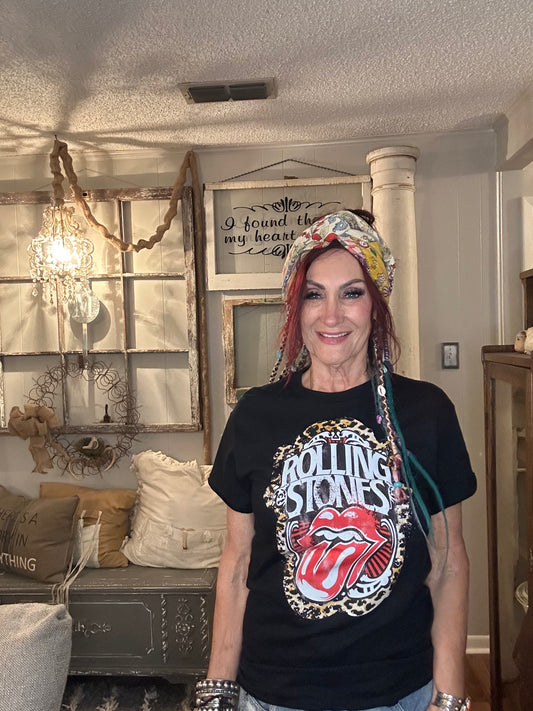 Rolling Stones Distressed Graphic Tee