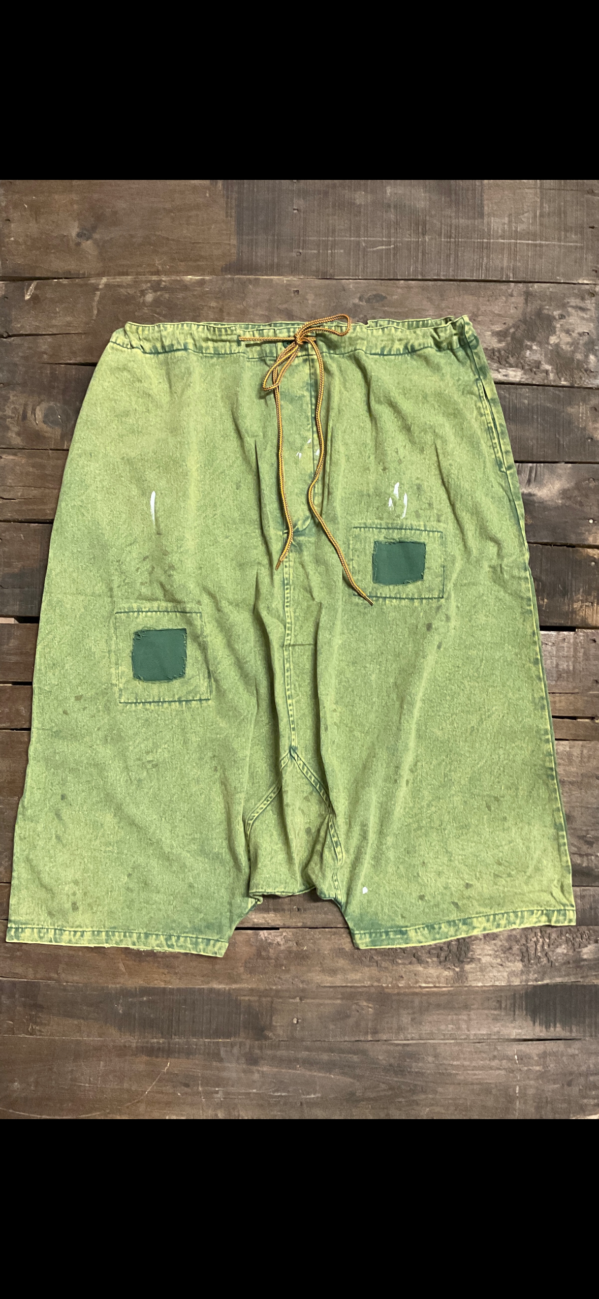 Earth Song Harem Pants - olive
