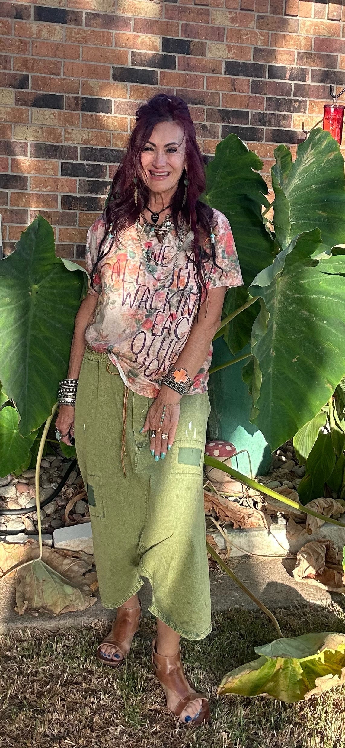 Jaded Gypsy - Earth Song Harem Pants - olive