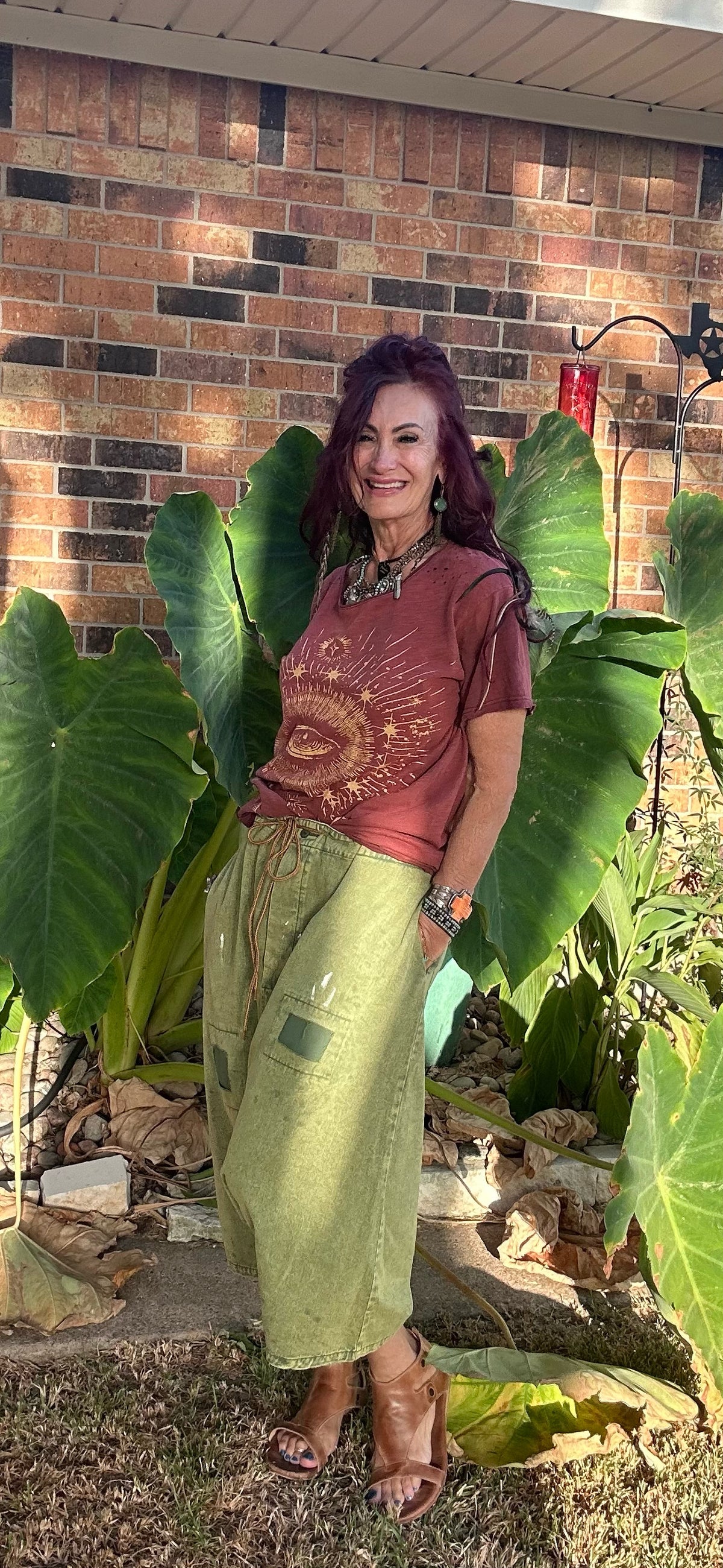 Jaded Gypsy - Earth Song Harem Pants - olive