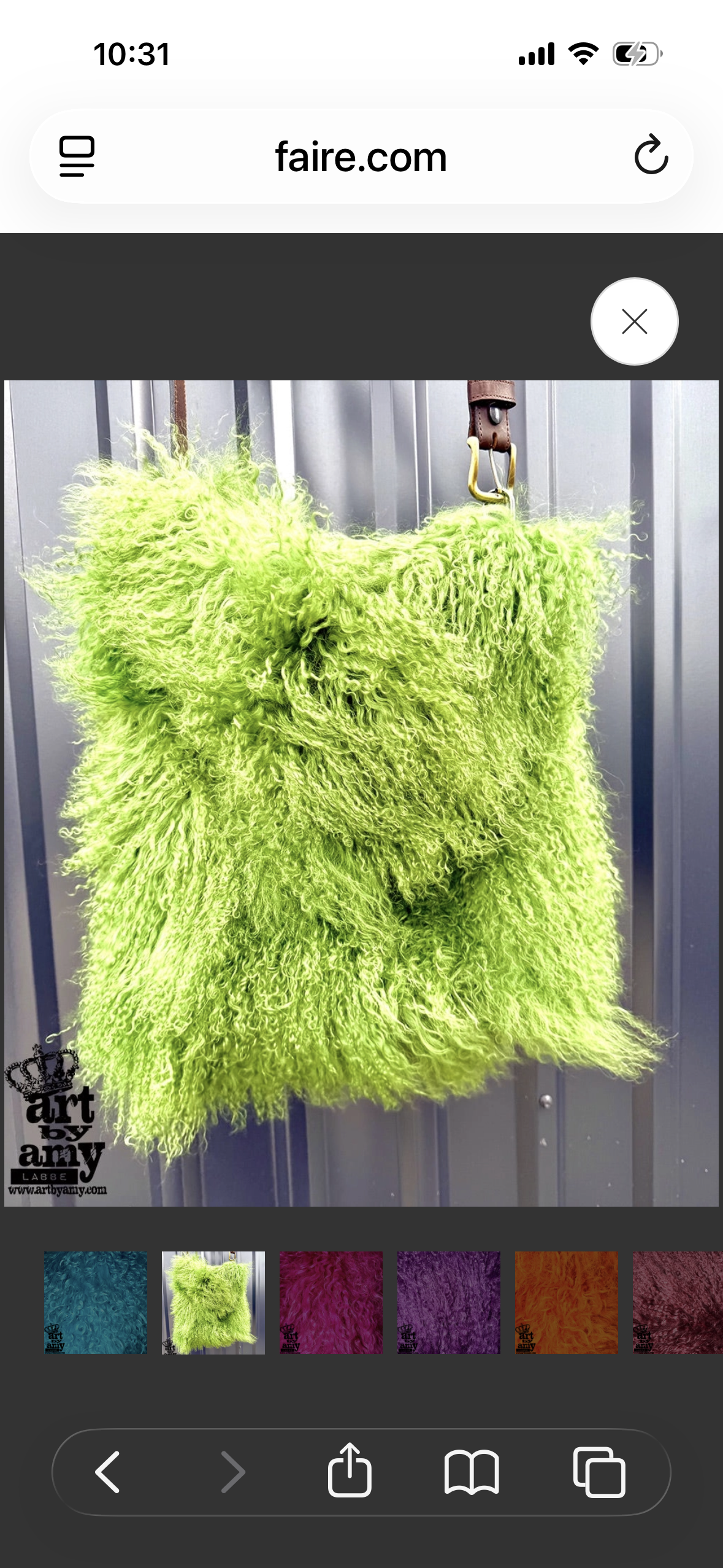 Art By Amy- Tibetan lambswool purse- color examples above . (If you don’t see color you’re interested in ask,we may have it) All are preorder- Final Sale