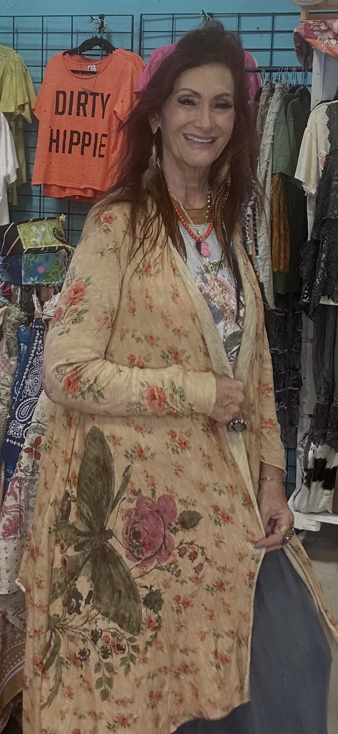 House of Jaded- Loose Ends Cardigan- Peaceful Garden