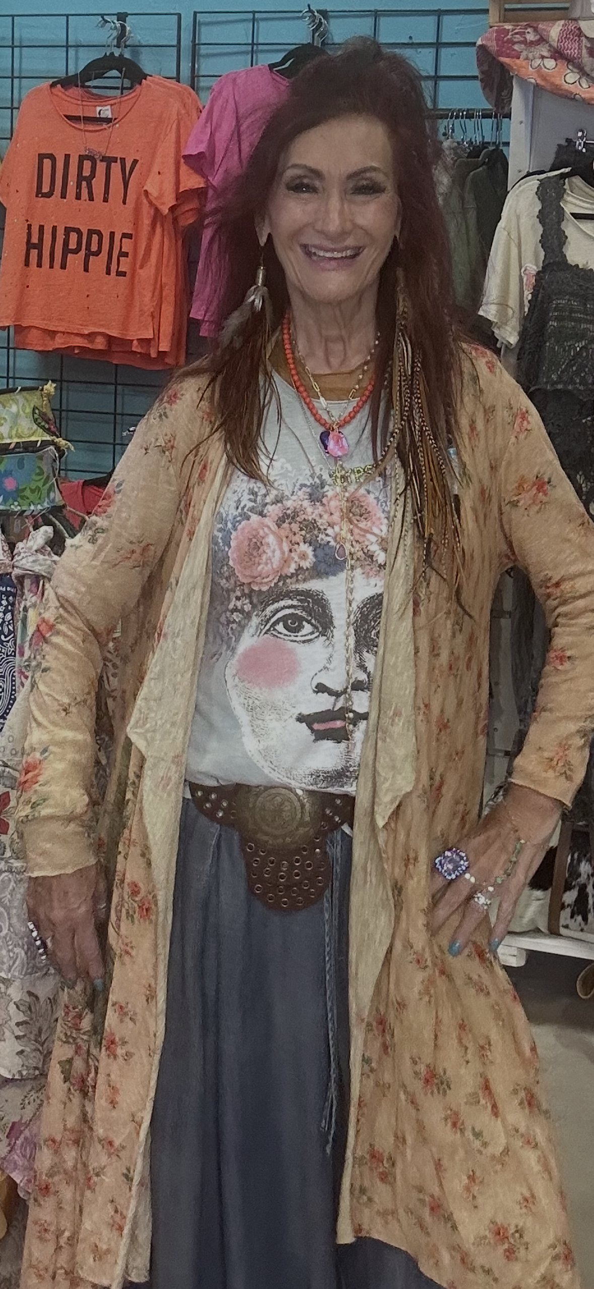 House of Jaded- Loose Ends Cardigan- Peaceful Garden