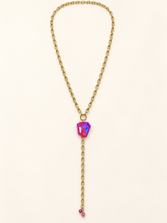 RH101- Lariat on Gold Chain