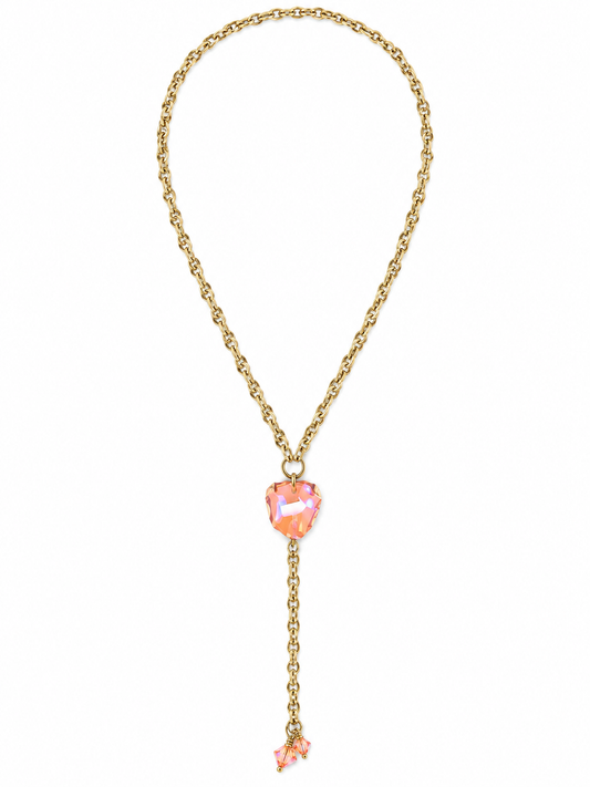 RH100- Lariat on Gold Chain