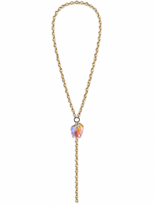 RH102- Lariat on Gold Chain