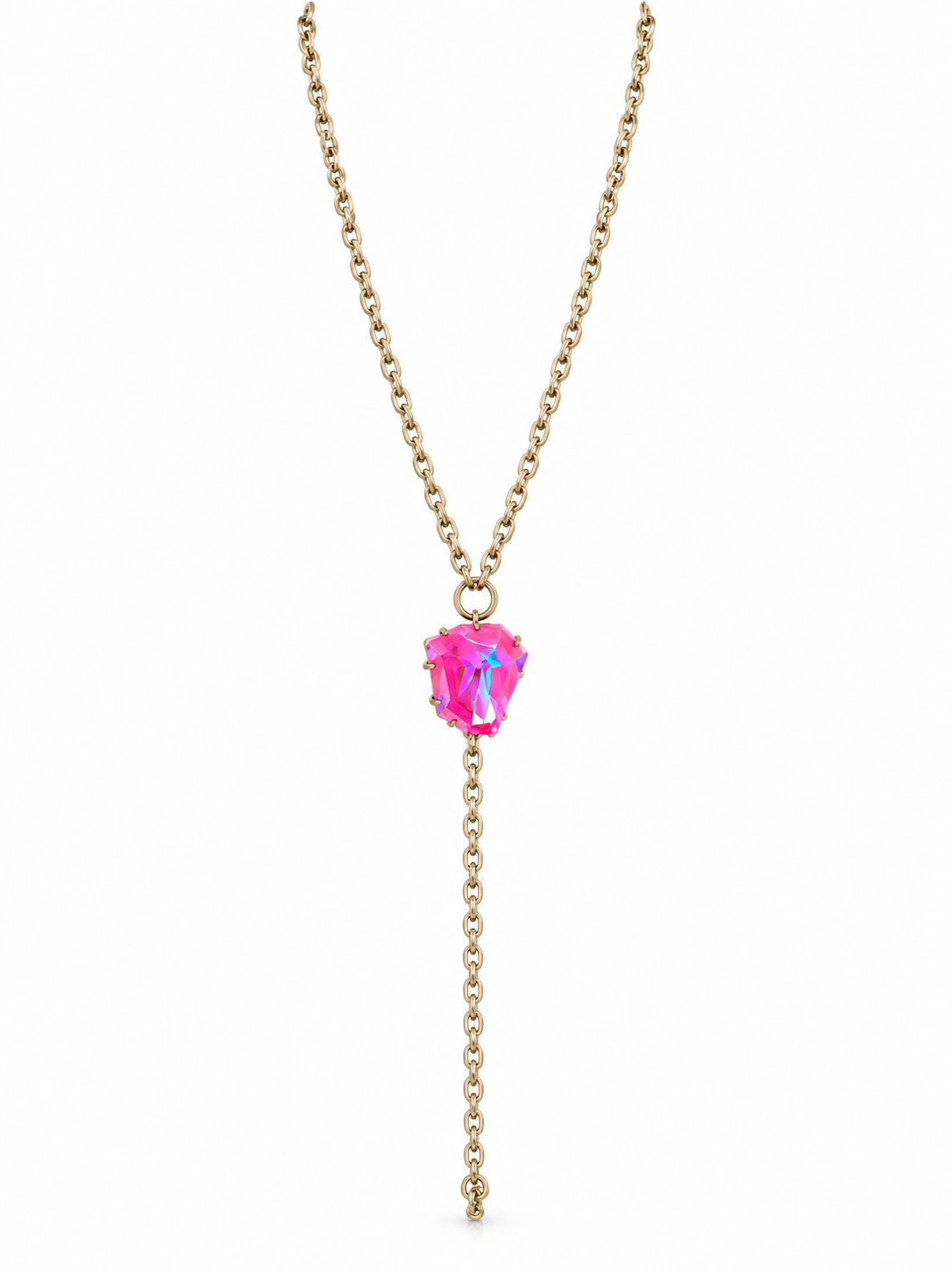 RH103- Lariat on Gold Chain