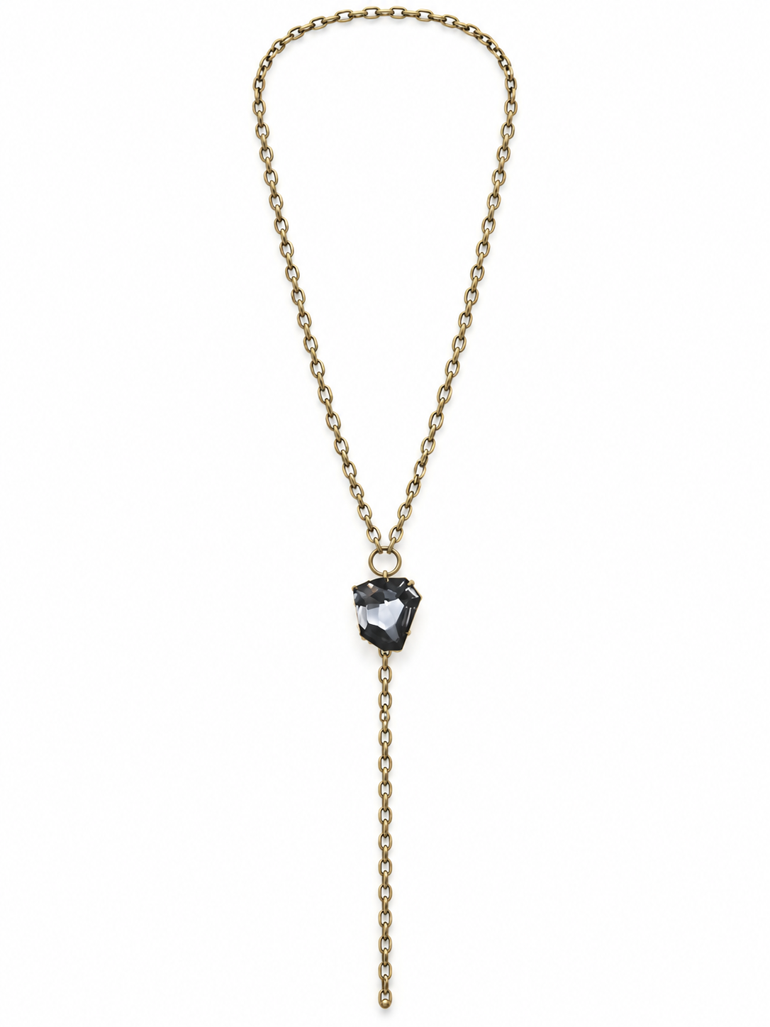 RH104- Lariat on Gold Chain