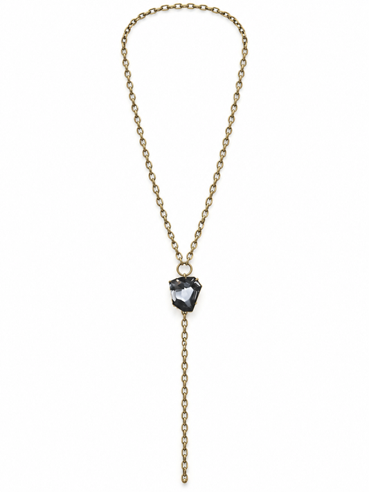 RH104- Lariat on Gold Chain