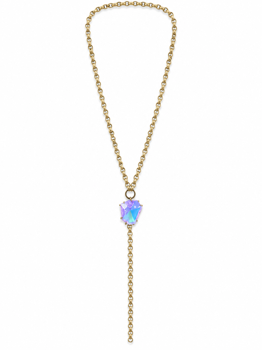 RH105- Lariat on Gold Chain
