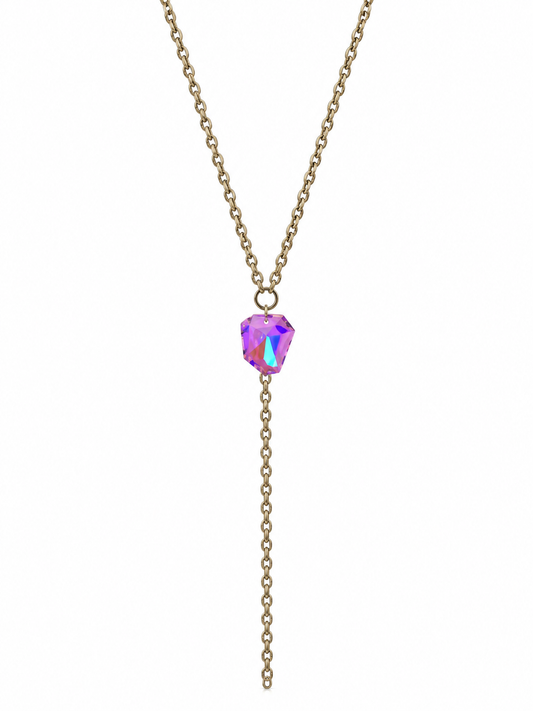RH106- Lariat on Gold Chain