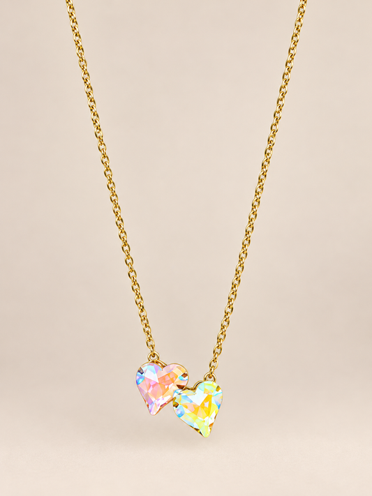 RH120- Double Heart Necklace