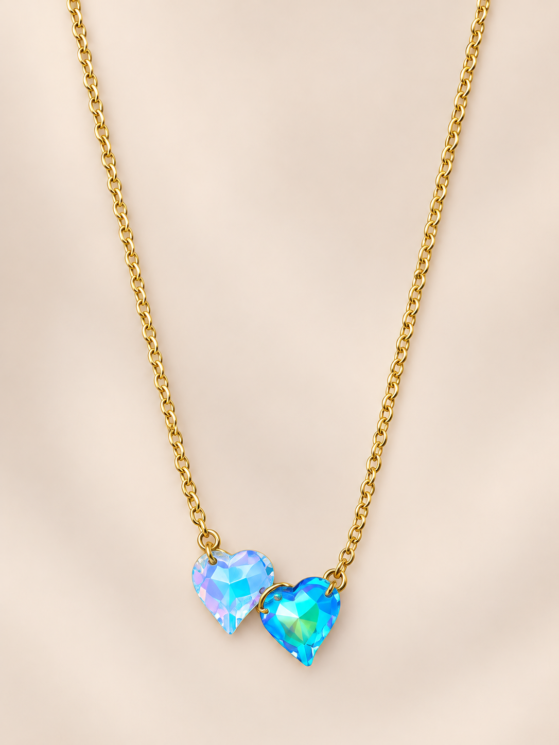 RH121-Double Heart Necklace