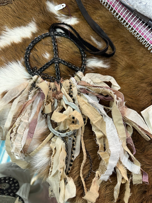 Jaded Gypsy Peace & Soul Fringe |Necklace + Boot charm