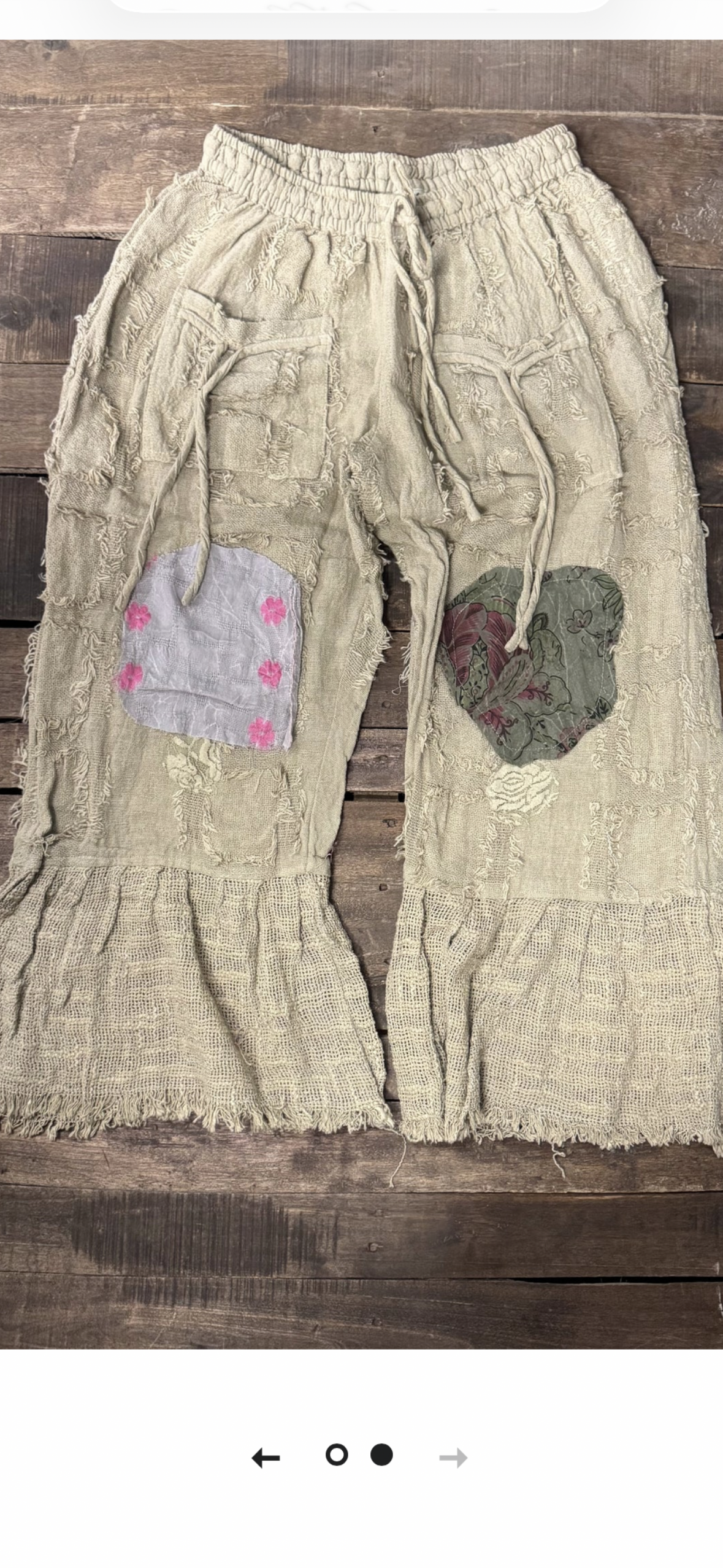 JG- MoonMoss Ruffle Pants