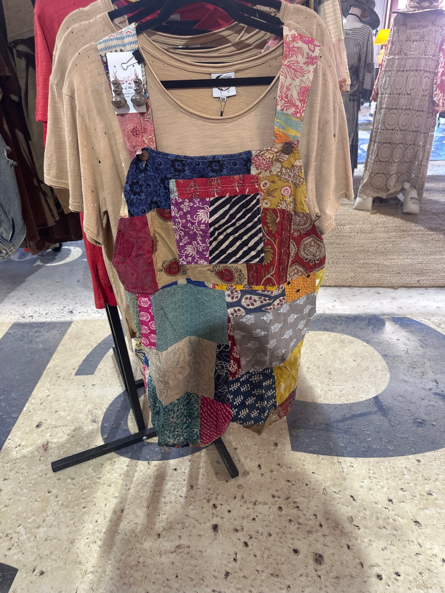 JG- Patchwork Sunrise Overalls