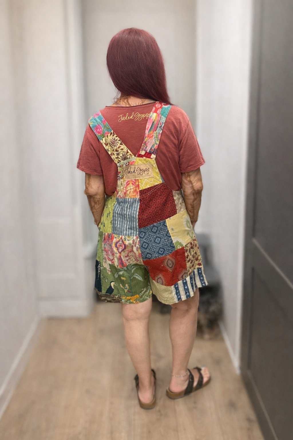 JG- Patchwork Sunrise Overalls