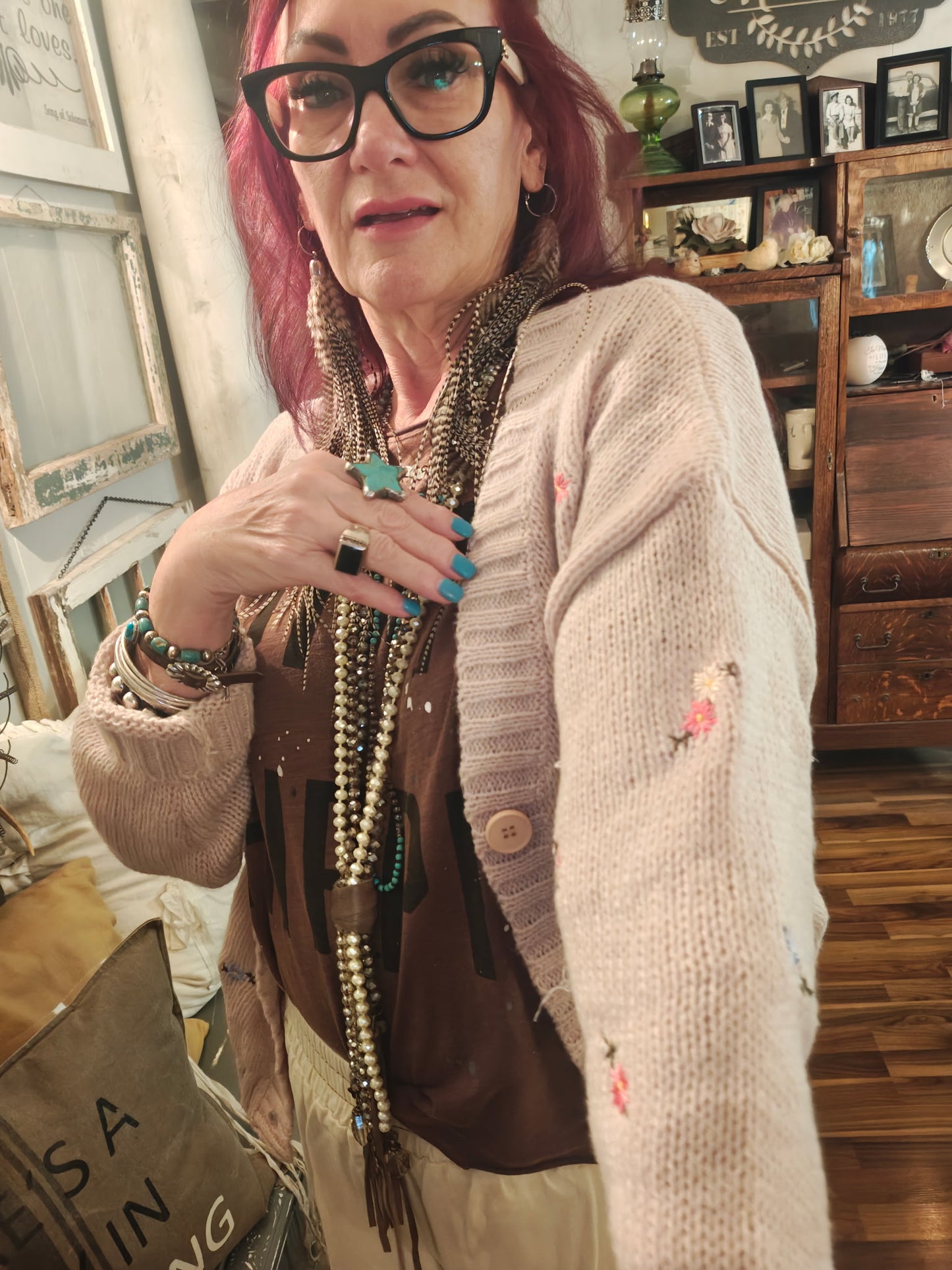 Easel- cardigan