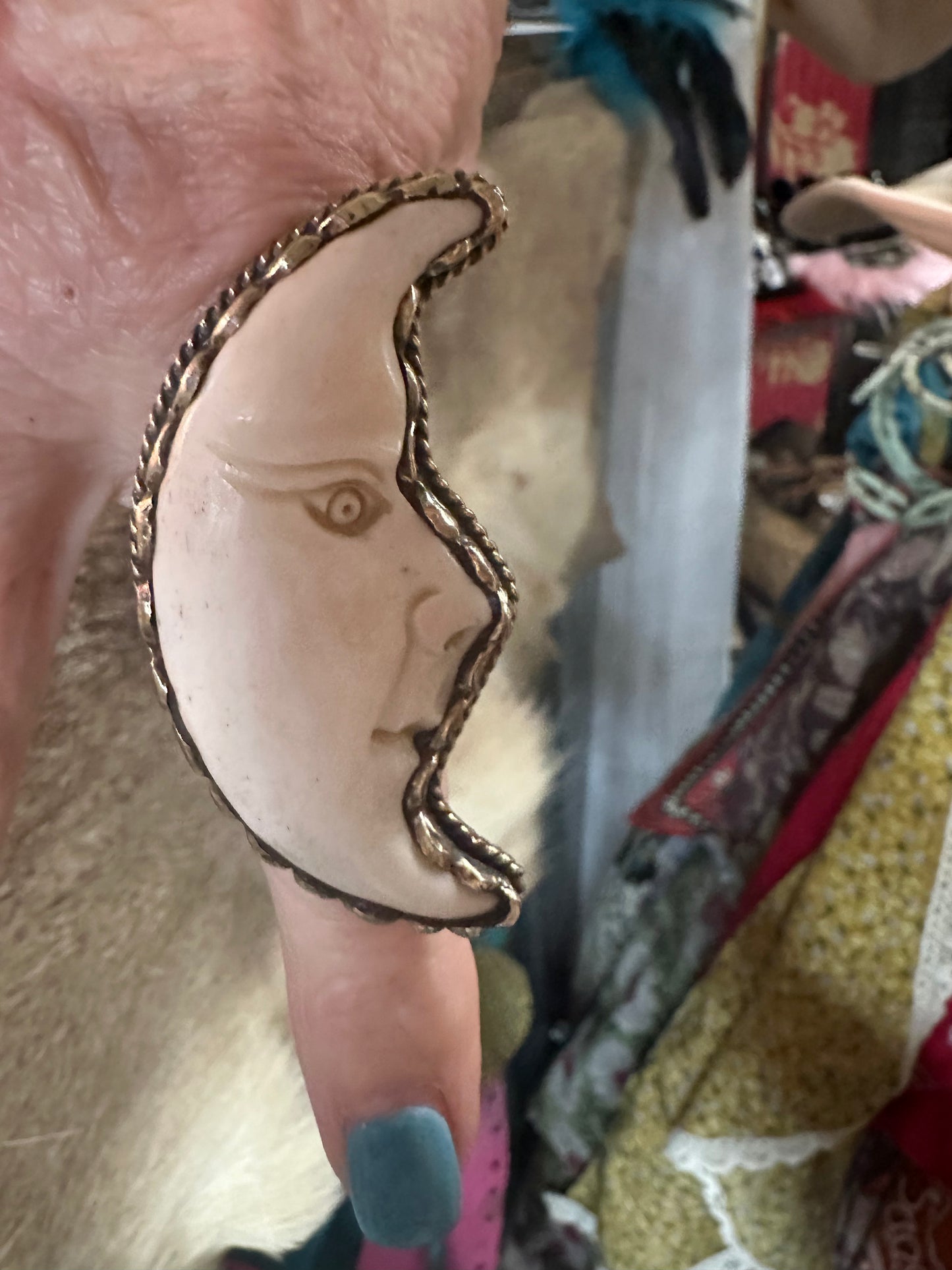 Bone Half Ring