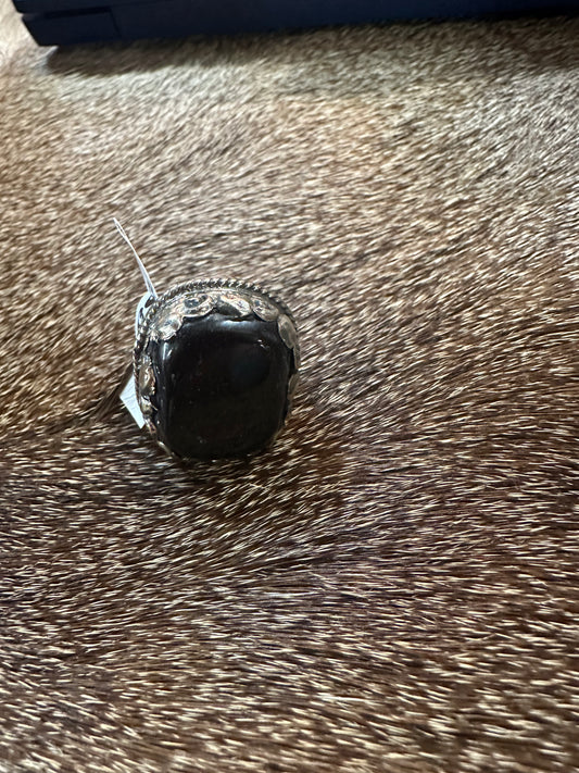 Sm Square Onyx Ring