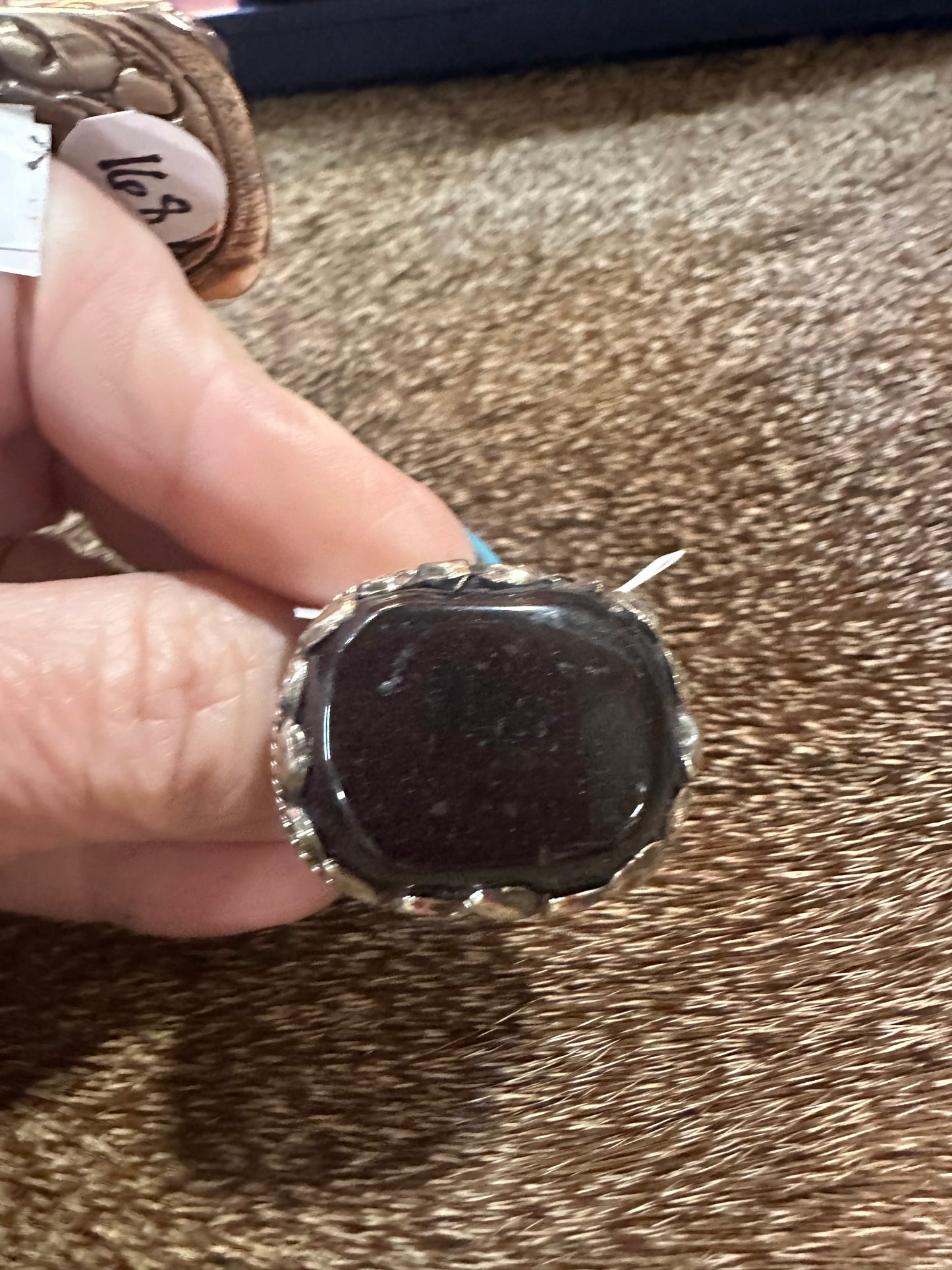Sm Square Onyx Ring